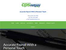 Tablet Screenshot of cpsnetpay.com